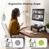 "Ultimate Ergonomic Monitor Stand with Adjustable Height, Built-in Drawer, and Cellphone Holder - Enhance Your Home and Office Setup with  Monitor Stand!"