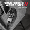 " Cordless Handheld Car Vacuum Cleaner - Powerful Mini Portable Hoover with Rechargeable Battery and 2 Filters"