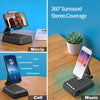 " Desk Phone Stand with Bluetooth Speaker and Sound Amplifier - The Perfect Electronic Gift for Women and Men"