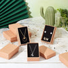 "Stylish and Compact Jewelry Packaging Box Set - 24 Pcs Small Kraft Brown Cardboard Boxes for Necklace, Ring, and More - Perfect for Jewelry Display and Gifting - 8X5X3Cm"