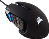 "Unleash Your Gaming Potential with the SCIMITAR RGB ELITE Wired MOBA/MMO Gaming Mouse - Dominate with 18,000 DPI, 17 Programmable Buttons, and Full Icue Compatibility - Perfect for PC, Mac, PS5, PS4, and Xbox - Sleek Black Design"