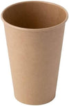 "1000 Pack of Eco-Friendly Compostable Coffee to Go Cups - Sustainable Brown Paper Cups with Water-Based Barrier"