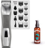 "Ultimate Male Grooming Set: Chromium 11-In-1 Multigroomer with Eyebrow Cutting, Beard Trimming, and Body Shaving Abilities - Perfect for Face Grooming and Stubble Trimming - Fully Washable for Easy Maintenance!"