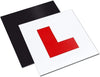 "Superior Magnetic Car L-Plates: Unbreakable, Weatherproof, and Gentle on Your Vehicle - 2 Pack"