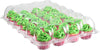 "Katgely Cupcake Boxes - Perfectly Portable and Convenient - 24 Pack Set of 4 Plastic Cupcake Containers"