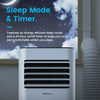 "Stay Cool and Comfortable with the  4-In-1 Portable Air Conditioner - Remote Control, Timer, and Dual Window Venting Kit Included!"