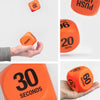 "Spice Up Your Workouts with Ultimate Fitness Dice - Fun and Effective Cardio, HIIT, and Full Body Exercises - Perfect for Home and Gym Training - Vibrant Orange Design!"