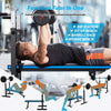 "Transform Your Fitness Journey with the Ultimate Home Gym Powerhouse: Adjustable Weight Bench and Dip Station!"