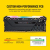 " VENGEANCE RGB PRO DDR4 RAM 16GB (2X8Gb) 3200Mhz CL16 - Boost Your Computer's Performance with Intel XMP 2.0 and Icue Compatibility - Sleek Black Design (CMW16GX4M2C3200C16)"