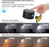 " Rechargeable LED Wall Light: Modern Dimmable Touch Control, Rotatable Bedside Lamp for Bedroom Cabinet"