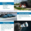 "Ultimate Protection: 1080P Dual Camera Dash Cam with Night Vision and Parking Mode"