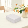 "Convenient 50 Pack of Compact White Shipping Boxes - Perfect for Mailing and Small Business Packaging!"