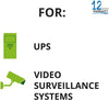 "Power and Protect Your Devices with Tecnoware 12V Charge 7.2 Ah Sealed Battery - Ideal for UPS, Video Surveillance, and Alarm Systems - Compact Size and Easy Installation - Reliable Performance Guaranteed!"