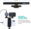 "Unleash Your Vlogging Potential with the  Ivlogger Vlogging Kit - The Ultimate Lightning Compatible Youtube Starter Kit for Content Creators! Includes Phone Tripod, Phone Mount, LED Light, and Shotgun Microphone for Stunning Videos!"