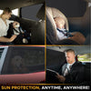 "Ultimate Sun Protection: Stretchable Car Rear Window Shades for Kids (Pack of 2) - Breathable Sunshade for All-Round Protection in Most Vehicles"