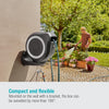 "Ultimate Watering Solution for Medium-Sized Gardens:  Wall-Mounted Hose Box Rollup M 20 M with Swivel Hose Reel, Complete System Parts and Nozzle, Includes 20 M Hose!"