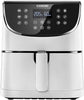 "Effortless Cooking with the 5.5L Air Fryer: Enjoy Oil-Free, Time-Saving Meals with 11 Presets and 100 Recipes Cookbook! Non-Stick, Easy-to-Clean Design, 1700-Watt Power - CP158-AF"