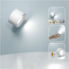 " Rechargeable LED Wall Light: Modern Dimmable Touch Control, Rotatable Bedside Lamp for Bedroom Cabinet"