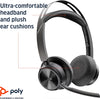 "Enhanced Communication and Immersive Audio with Poly Voyager Focus 2 UC USB-A Headset - Experience Bluetooth Dual-Ear Stereo Sound, Crystal-Clear Boom Mic, and Active Noise Canceling for PC/Mac - Perfect for Teams, Zoom, and Beyond!"