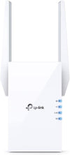 "Supercharge Your Wi-Fi Signal with the AX1800 Dual Band Wi-Fi 6 Range Extender - Boost Speed and Coverage with Gigabit Port, External Antennas, and Access Point Mode! (UK Plug, White)"