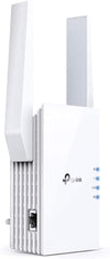 "Supercharge Your Wi-Fi Signal with the AX1800 Dual Band Wi-Fi 6 Range Extender - Boost Speed and Coverage with Gigabit Port, External Antennas, and Access Point Mode! (UK Plug, White)"