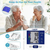 "Stay in Control: CE Approved Upper Arm Blood Pressure Monitor for Home Use - Accurate Heart Rate Monitoring, Hypertension Detection, and Easy-to-Read LCD Display (Blue)"