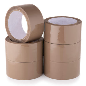 "Ultimate Strength Packaging Tape by  - Secure Your Shipments with Ease! (Pack of 6)"