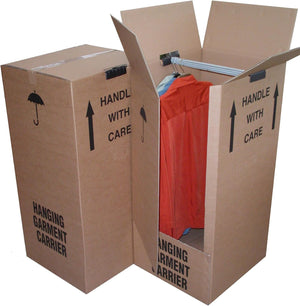 "Ultimate Storage Solution: 10 X Extra Large, Ultra Durable Wardrobe/Garment Double Wall Removal Boxes"