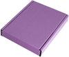 "Stylish Purple Satin Cardboard Boxes for Easy Shipping (C6 Size, 16.3cm x 11cm x 2cm)"