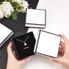 "Deluxe Set of 16 Elegant Paper Jewelry Boxes - Perfect for Rings, Pendants, Necklaces, and More! Ideal for Festivals, Gifts, and Storage - Compact and Stylish Design - 7.3X7.3X3.2Cm"