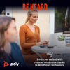 "Immerse Yourself in Crystal-Clear Audio with Poly Voyager Free 60+ UC True Wireless Earbuds - Noise-Canceling Mics, ANC, and Smart Charge Case - Perfect for iPhone, Android, PC/Mac, Zoom, and Teams"