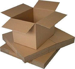 "Pack of 50 Durable A4 Single Wall Cardboard Boxes - Ideal for Storage and Shipping - 12X9X7 Inches"