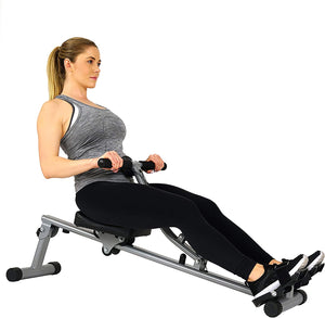 "Row in Style and Get Fit with the SF-RW1205 Rowing Machine - 12 Adjustable Resistance Levels and Digital Monitor for the Ultimate Workout Experience!"