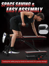"Revamp Your Home Gym with the Ultimate Adjustable Weight Bench - Maximize Your Fitness Routine with the Compact and Adaptable Foldable Incline/Decline Bench Press!"