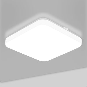 "Super Bright Square D Ceiling Light - Illuminate Your Space with  Ceiling Lights, Ideal for Office, Bathroom, Living Room, Bedroom, Kitchen, Hallway, Porch - Waterproof and Daylight White 5000K"