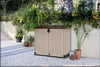 "Spacious and Stylish  Outdoor Garden Shed - Store It Out Midi, Taupe/Beige, 800 Litres"