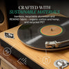 "Experience the Ultimate Sound with the House of Stir It Up Wireless Bluetooth Record Player - Crafted for Audiophiles, Sustainable Design, Recycled Materials, Bluetooth Turntable, Amazon Exclusive"