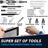 "Ultimate Precision Screwdriver Set - 140-in-1 Toolkit for DIY Electronic Repairs - Ideal for Micro PC, Laptop, iPhone, and MacBook - Sleek Grey Design with Handy Case Included"