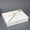 "Sturdy and Stylish  White Shipping Boxes - 25 Pack of Convenient 11"X8"X2" Cardboard Mailing Boxes"