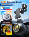 "Introducing the Ultimate 2024 Car Phone Holder: Unbeatable Suction Power, Military-Grade Strength, Patent Certified - Ideal for iPhone 15, Samsung, and More!"