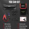 "Ultimate Car Battery Booster and Device Charger - Unleash the Power with the Supercharged 3000A Jump Starter Power Pack!"