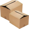 "Ultimate Moving and Storage Solution: Set of 5 Sturdy Brown Double Walled Cardboard Boxes (14X14X14")"