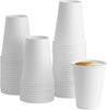 "Ultimate Comfort Bundle: 100 Pack of 12 Oz. White Paper Hot Cups - Perfect for Your Daily Coffee Fix!"