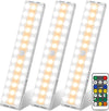 "Enhanced  Motion Sensor Light: Wireless, Dimmable, and Rechargeable - Perfect for Wardrobes and Cabinets - Set of 3"