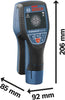 "Ultimate Precision and Versatility:  Wall Scanner D-Tect 120 - Detects Plastic Pipes, Wooden Studs, Live Cables, and Metal with 120mm Depth - Includes Protective Bag and Batteries - Trusted Blue Design"